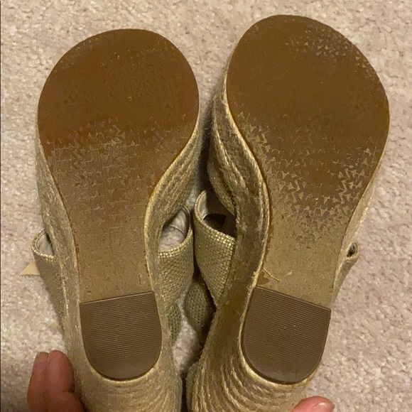 Michael Kors Gold Wedges - Picture 4 of 4